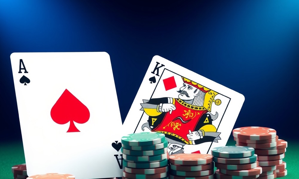 Illustration for How to Play Blackjack? at Online Casino India