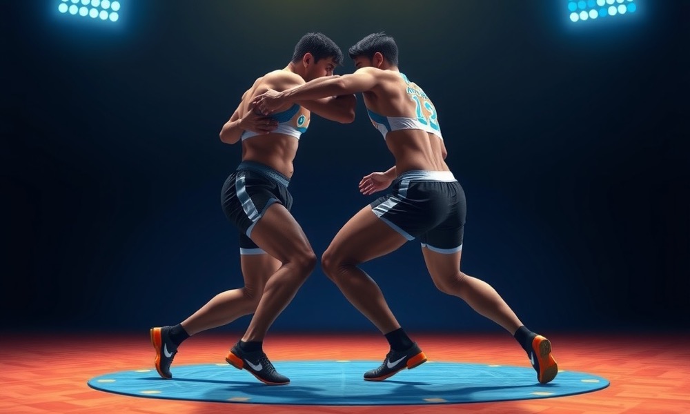 Illustration for Live Kabaddi Betting at Online Casino India